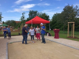 Einweiung der Pétanque (Boule) Bahn_21